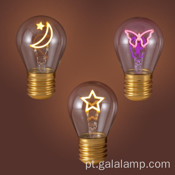 Lâmpadas de fadas de Natal recarregáveis ​​vintage